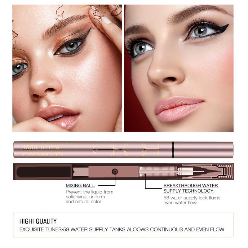 

O.TWO.O 1pc Black Eyeliner Pencil Professional Makeup Pajal for Eyes Waterproof Liquid Long-lasting Eye Liner Pen Cosmetics Tool