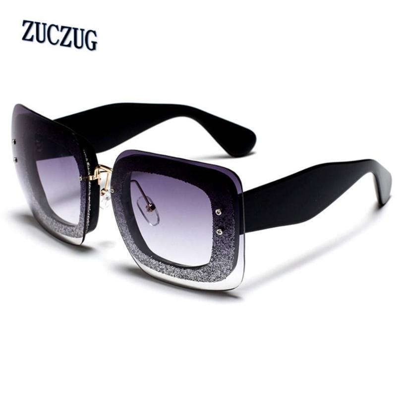 

2020 New Big Frame Flat Top Women Sunglasses Fashion Superstar Brand Designer Oversized Clear Gradient Sun Glasses Woman Shades