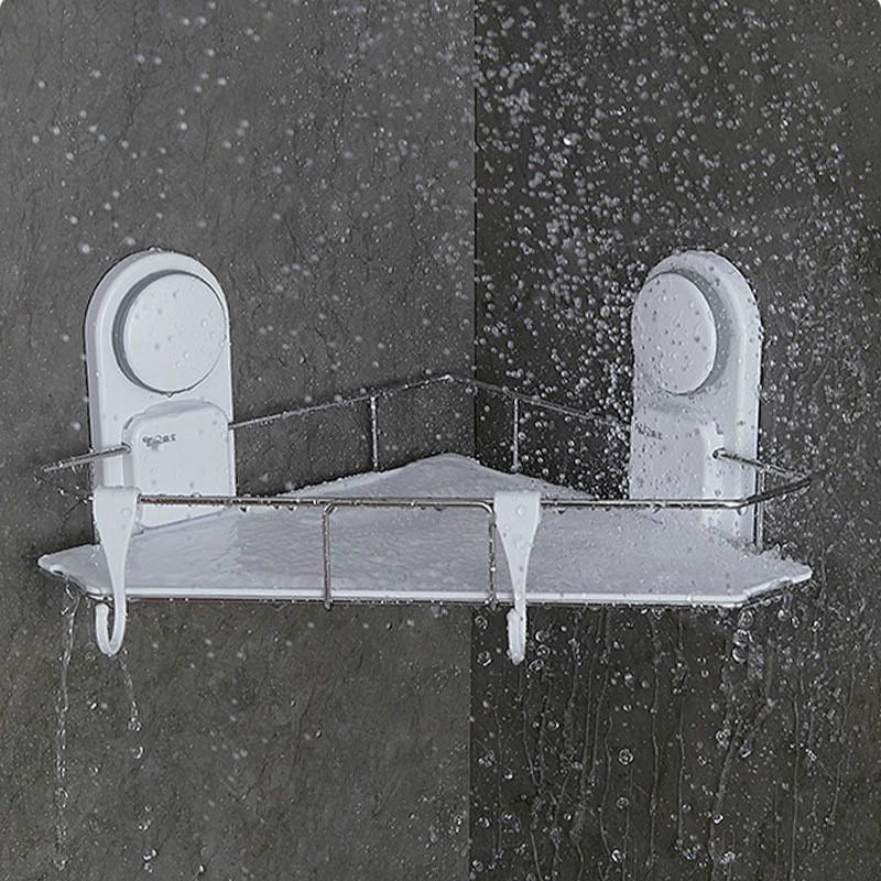 

Girls Bathroom Accessories Organizer Storage White Stainless Soap Toilet Bathroom Organizer Drain Set Bano Home Garden BE50BS