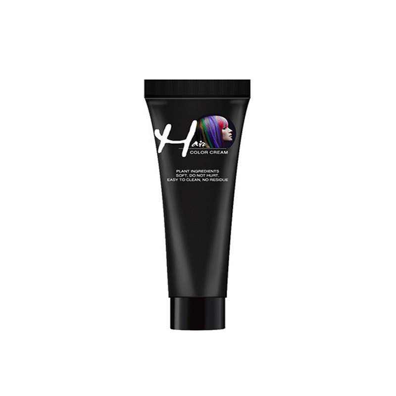 

Disposable hair coloring cream for changing and colorful styling