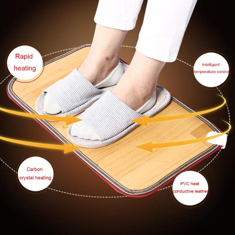 

ST03,Winter Foot Feet Warmer lectric Heating Mat Office Warm Feet Thermostat Heating Pad Home Heated Floor Carpet