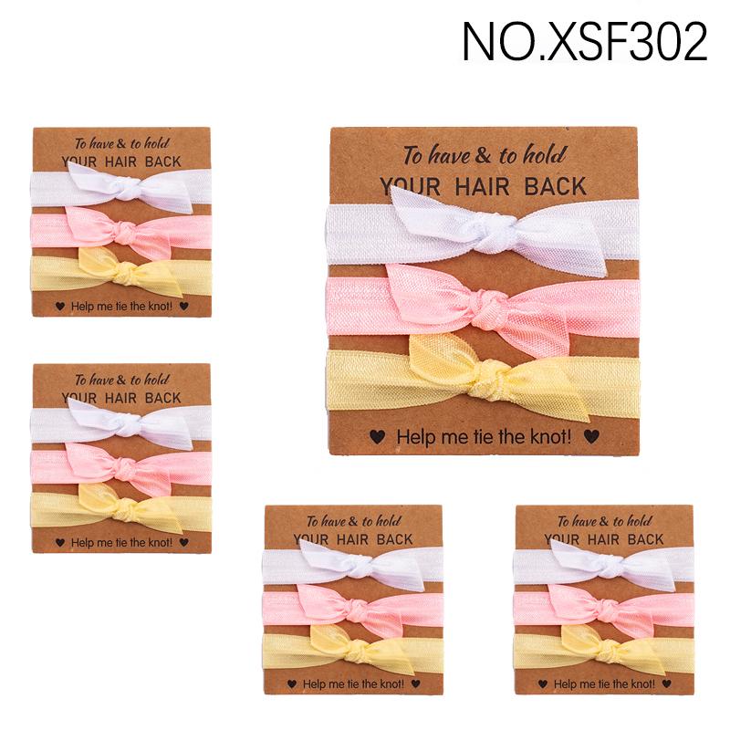 

5 Pack of Bachelorette Party Favors Hair Tie 15 Pieces for Bridesmaid Hen Night Wedding Supplies Decor Gift