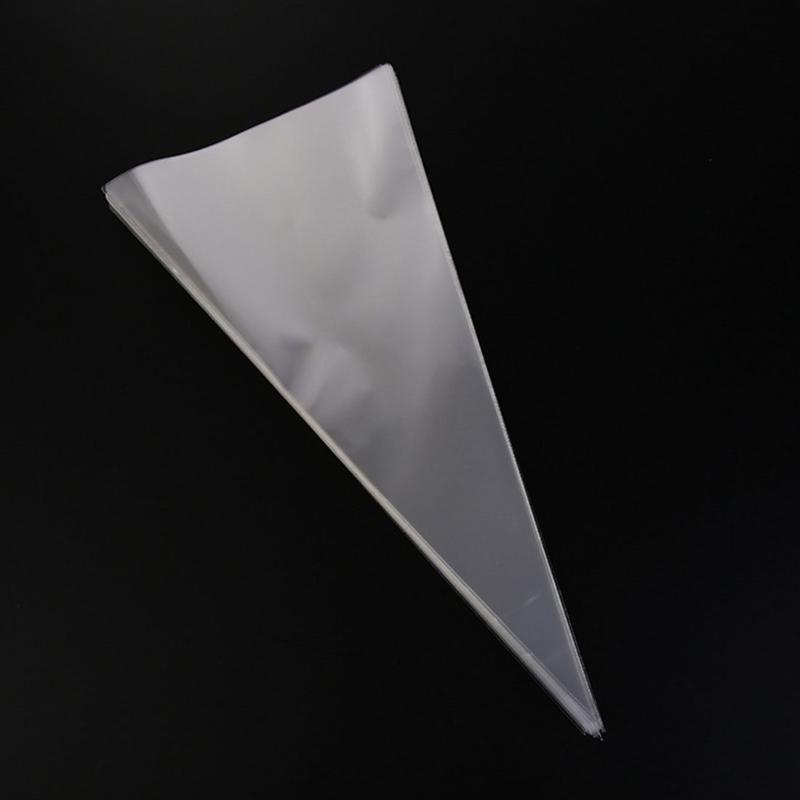 

50pcs/100pcs DIY Wedding Birthday Party Sweet Clear Candy Cookie Cone Storage Transparent Gift Bags Cheap Decoration 2020