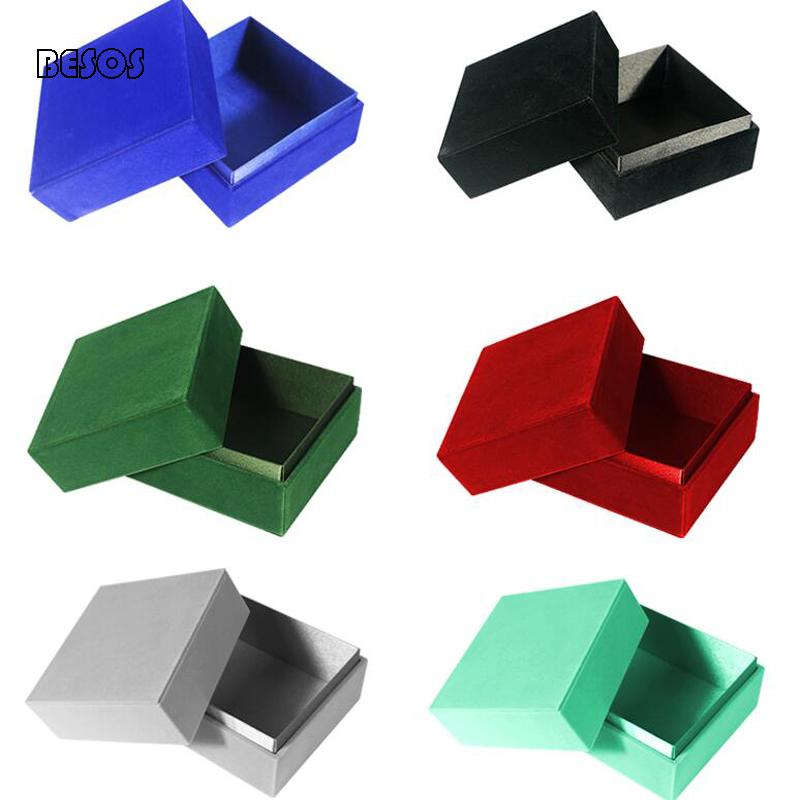 

Fashion Large Size Candy Color Square Velvet Gift Box Wedding Party Flower Cosmetics Jewelry Cake Packaging Decoration Gift Box