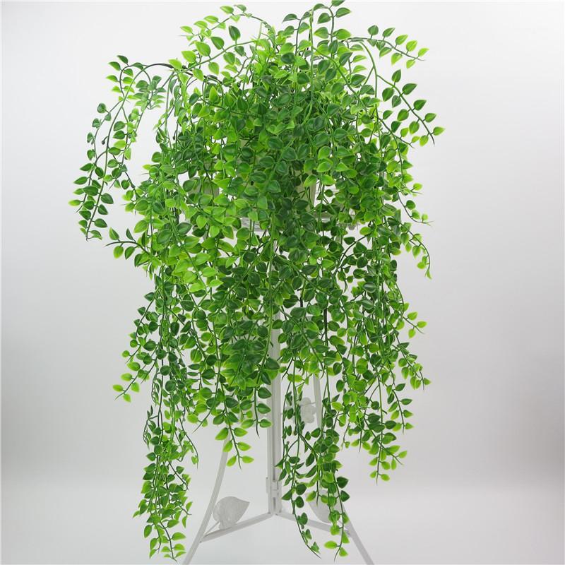 

Flower Vine Rattan Hanging Plant Artificial Plant Leaves Wall Accessories Balcony Decorattion Home Decoration1, A1