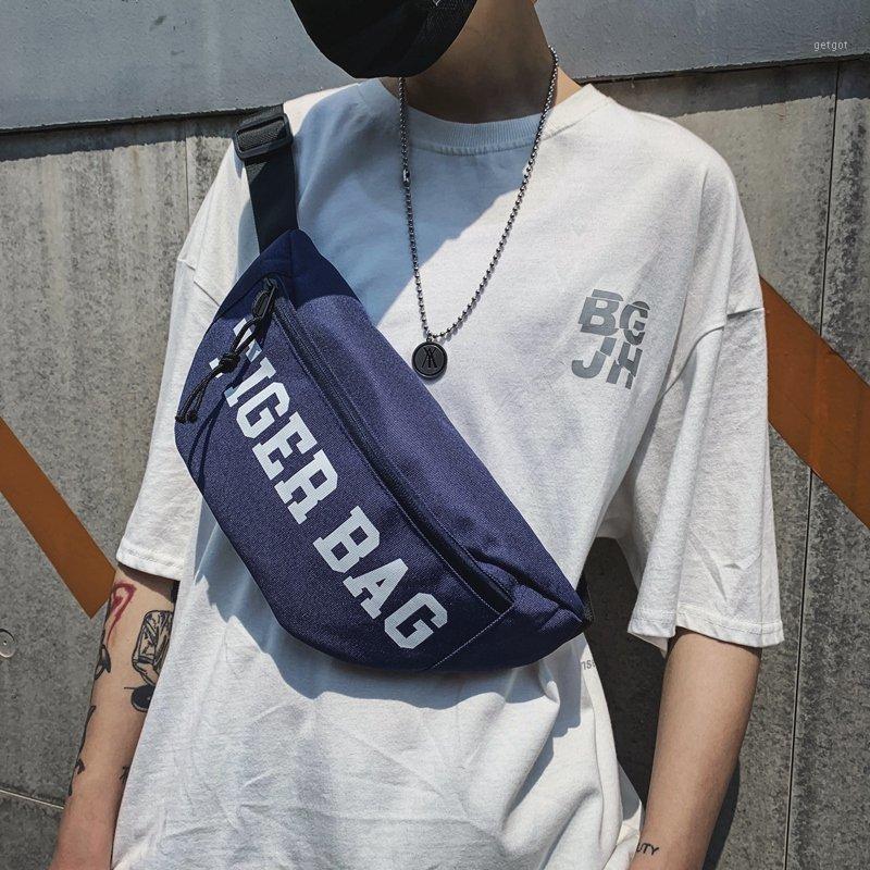 

Bag Men 2020 Casual Chest Bag Male Waist Travel Bags Women Belt Trendy Crossbody Shoulder Men Phone Pouch1, Sky blue