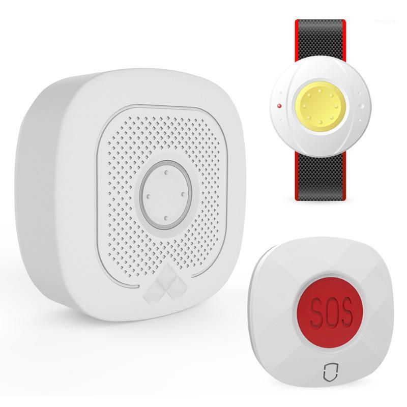 

Home wireless anti-fall alarm for the elderly with one-key emergency help and remote notification of the elderly safety protecti1