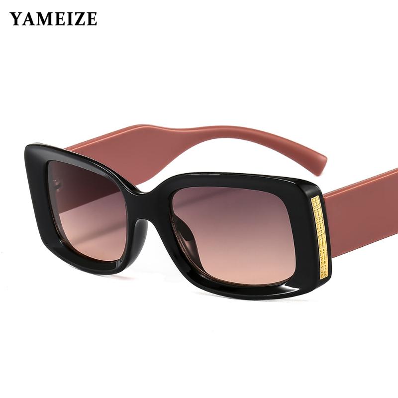 

Sunglasses YAMEIZE Rectangle Vintage Women Designer Sunglass Retro Men's Glasses Eye Man Gafas De Sol Mujer