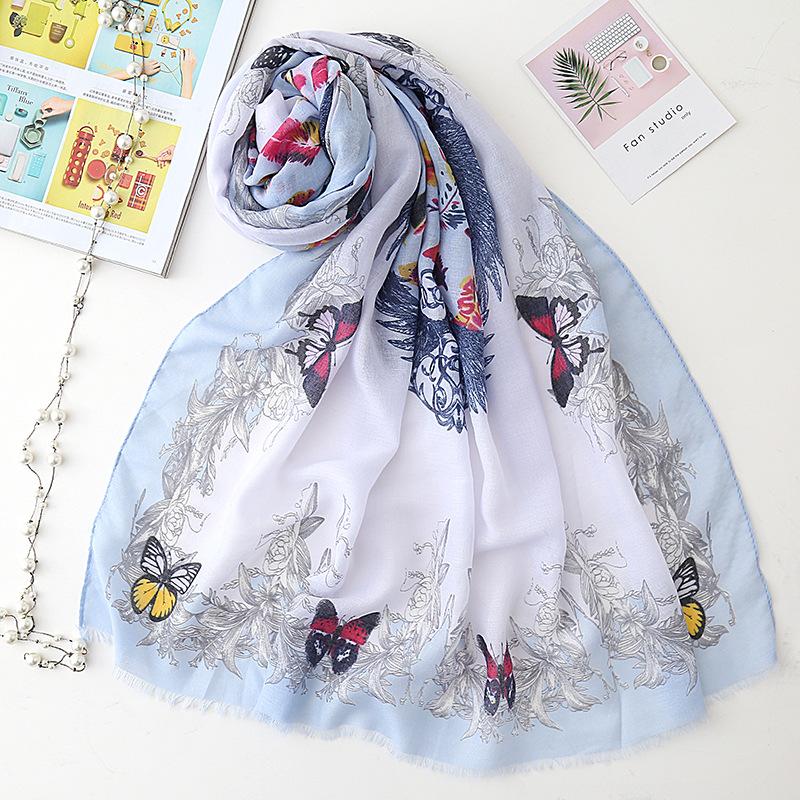 

Scarves 2021 Spring And Autumn Long Section National Wind Scarf Female Embroidery Flowers Travel High Quality Cotton Linen Scarv