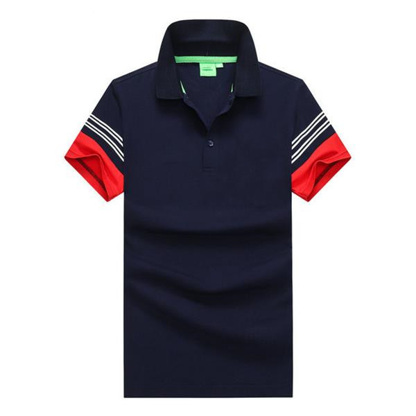 

Spring Men's Polo Shirt Bee Embroidered Italian Top Tee Brand Polo Shirt Men's High Street Cotton Label Tee C28, Blue