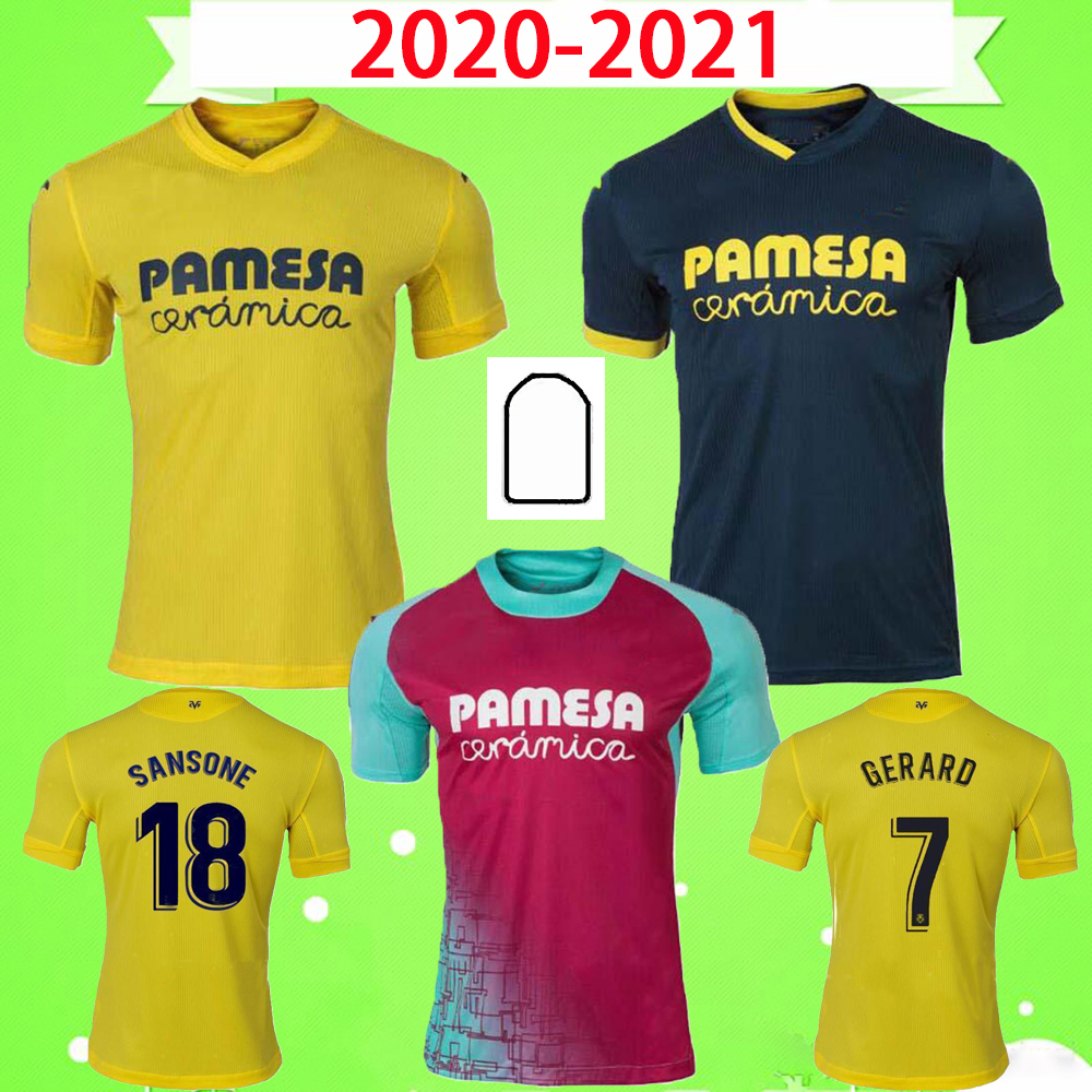 

20 21 Villarreal Soccer Jerseys 2020 2021 Home away third Paco Alcacer bacca FORNALS Football Shirt Anguissa EKAMBI IBORRA S.CAZORLA