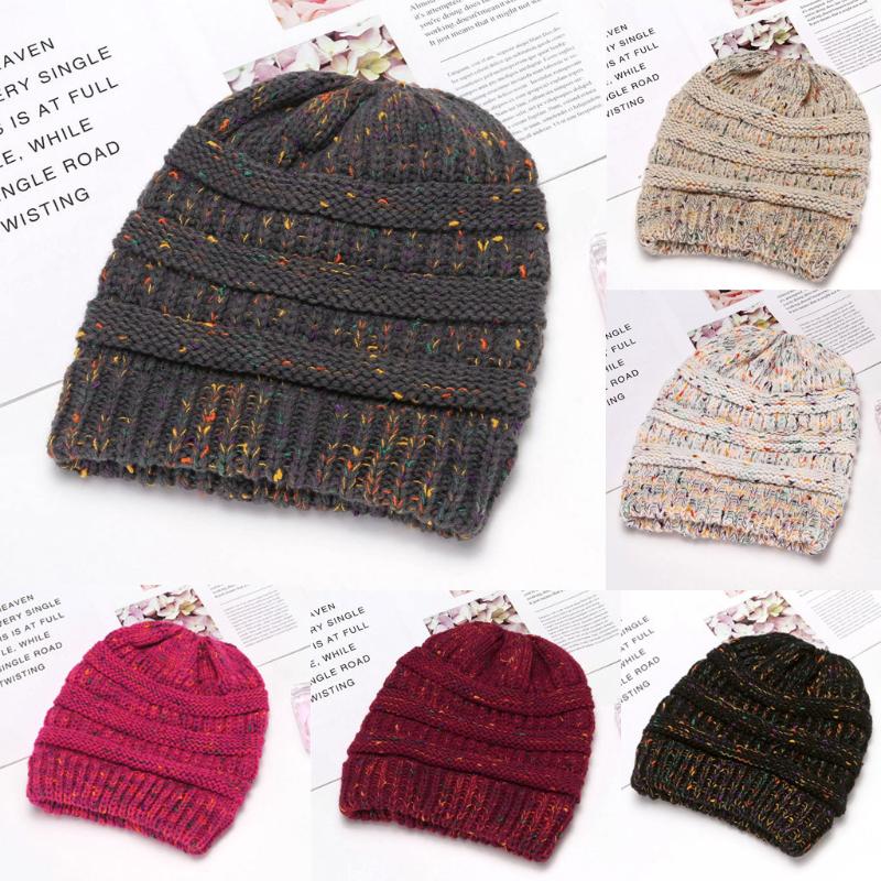 

40# Women Winter Warm Stretch Knitted Caps Scarf Beanie Hats Thickened Mixed Outdoor Ear Warm Cotton Fashion Caps, Beige