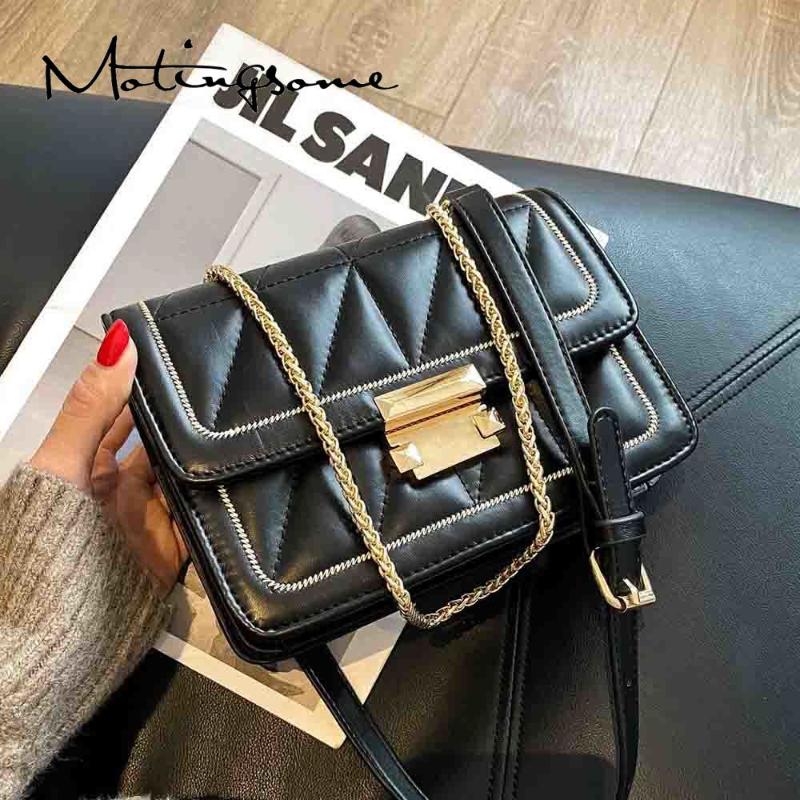 

Fashion Women Messenger Bags Chains Flap PU Chic Small Handbags and Purses Crossbody Female Luxury Designer Bags 2021 Spring New, Beige bag