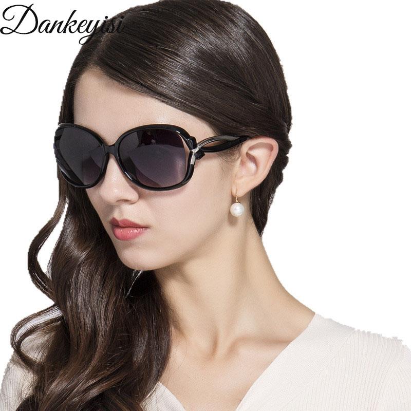 

DANKEYISI Polarized Feamle Sunglasses Women Vintage Goggle Oversized Women Sunglasses UV400 Sun Glasses For 2020 Free Box