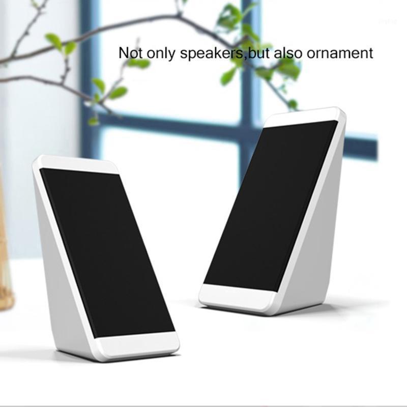 

Computer Wired Speakers USB Powered Portable Multimedia 3.5mm Audio Input Laptop A Pair of Speakers1