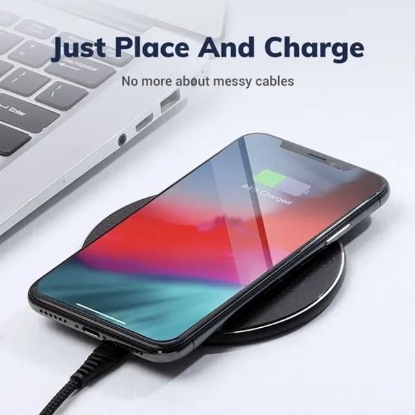 

TOPK 10W Wireless Charger For Phone 11 Pro XS Max XR X 8 Plus USB Qi Charging Pad for Samsung S10 S9 S8 S7 Edge Note 10 FY7506
