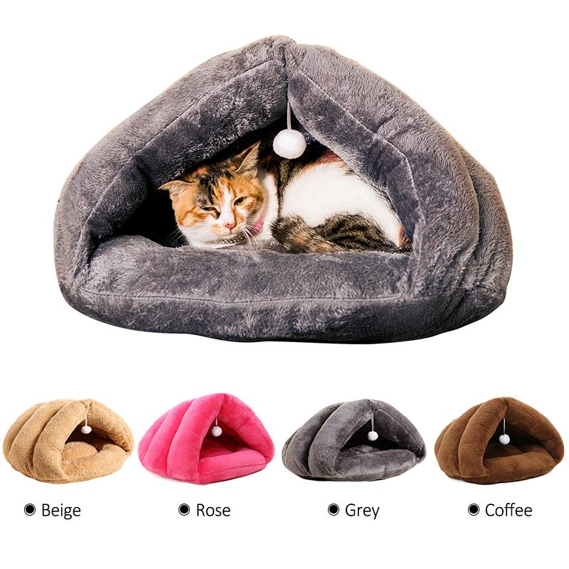 

Pet Bed Winter Warm Soft Cat Bed Mats Cat Toy Ball Hanging House Kitten Sleeping Bag Puppy Chihuahua Yorkshire Small Dog