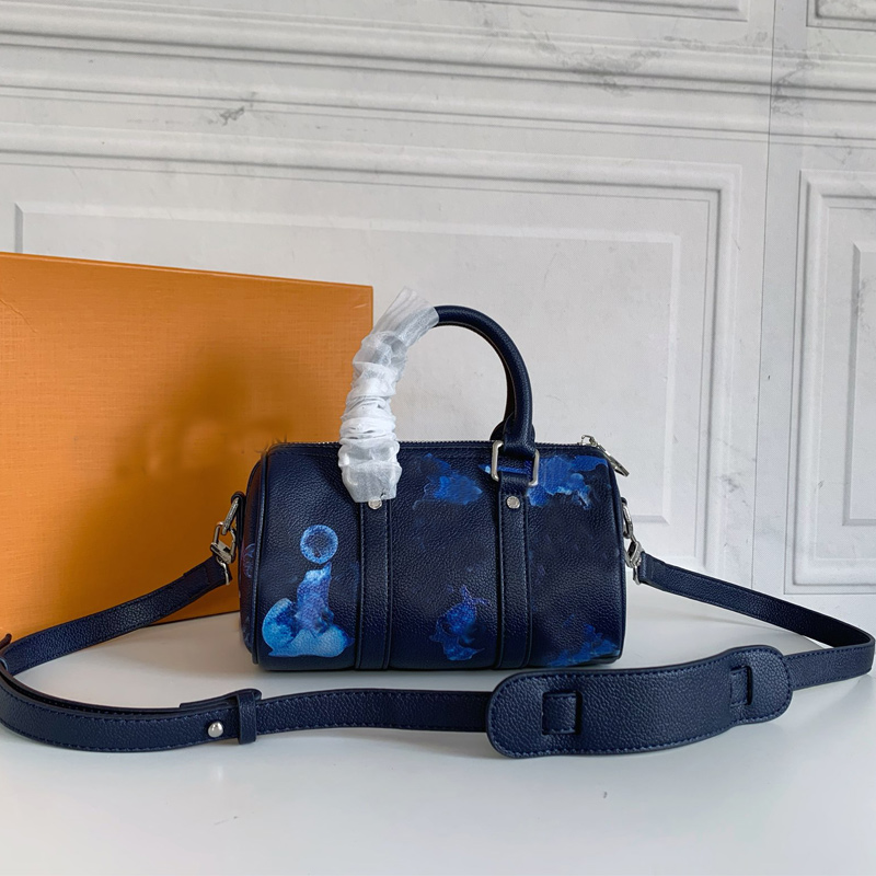 

Watercolor Pillow Bag Women Handbag Totes Crossbody Bags Classic Letter Old Flower Tie-dye Color Adjustable Shoulder Strap Top Handle Mini Travel Duffle Keepall