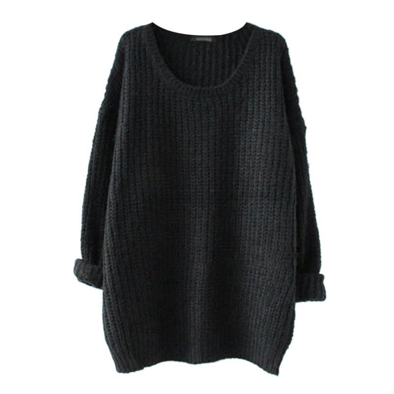 

Autumn 2020 Sweaters Women Gilet Femme Manche Longue Mixed Color Loosen Women's Sweater Thin off Shoulder 5 Colors