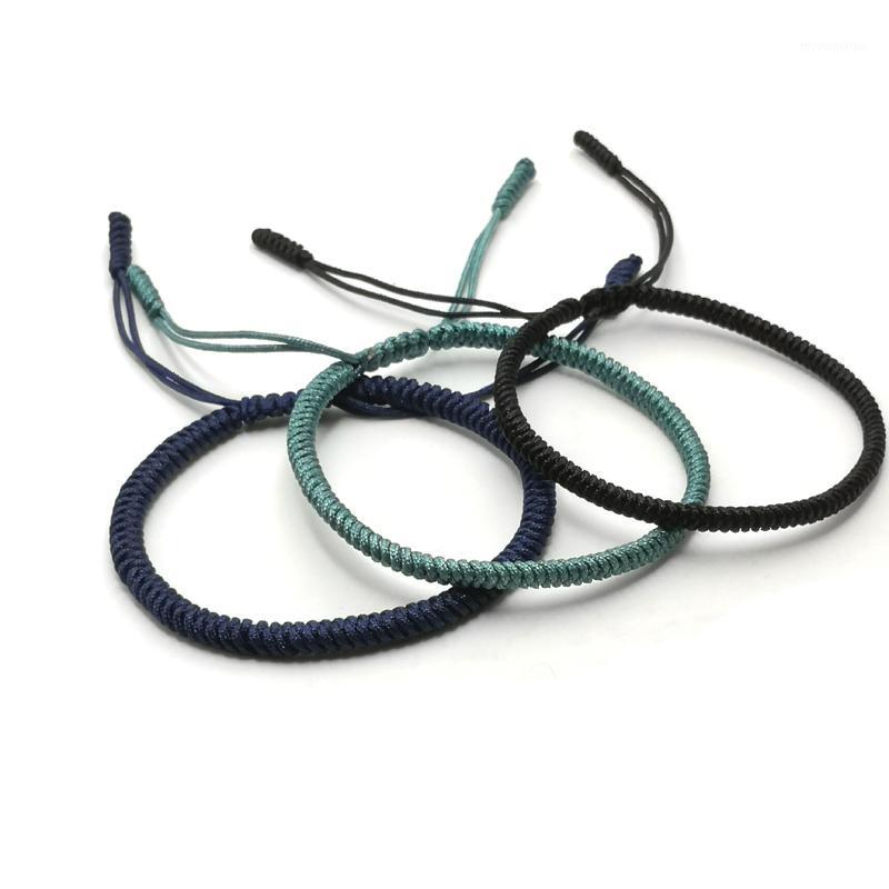 

Tibetan Buddhist Love Lucky Charm Tibetan Thread Bracelets & Bangles For Women Men Handmade Knots Budda Rope Bracelet1