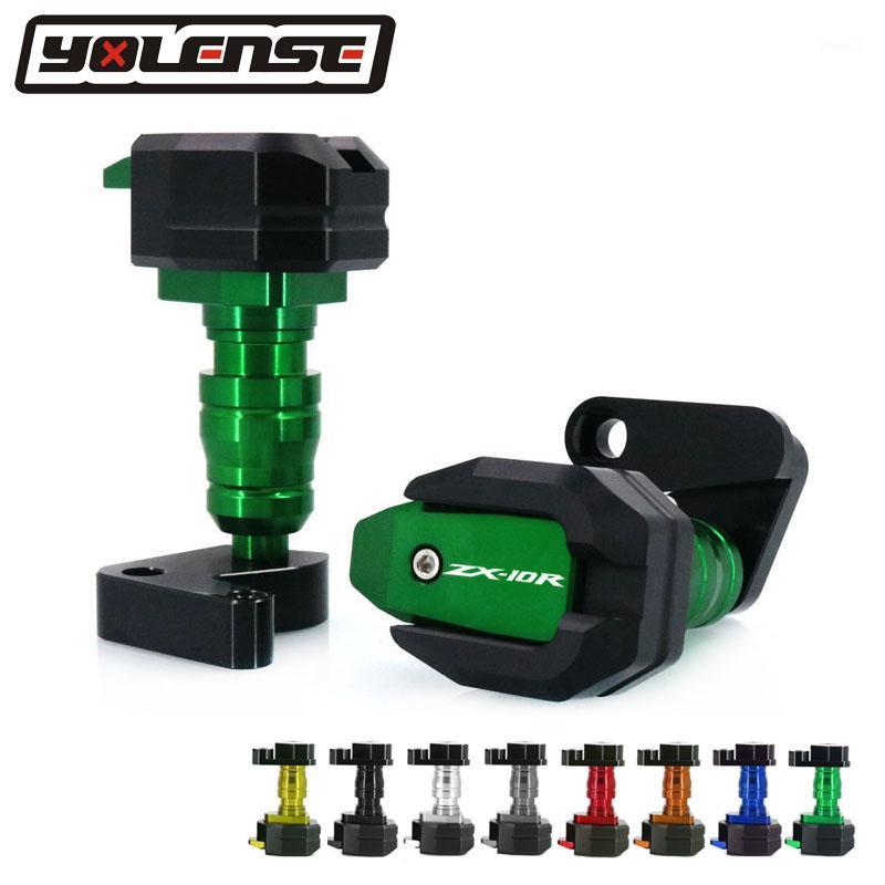 

Motorcycle CNC Falling Protection Frame Slider Fairing Guard Crash Pad Protector For ZX-10R ZX10R ZX 10R 2008 2009 20101