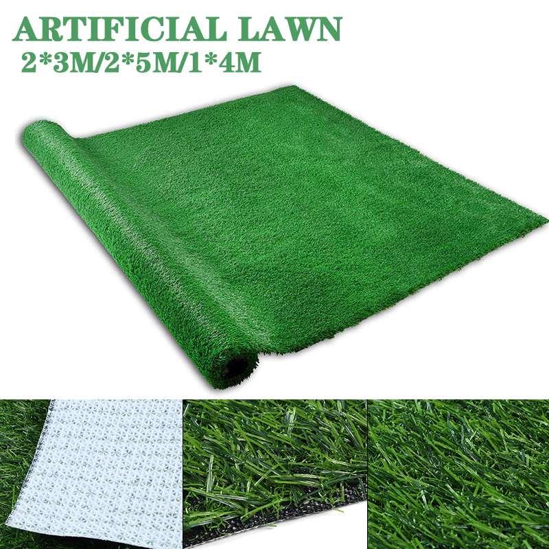 

6.6x16.4ft 25mm Hight Outdoor Artificial Lawn Grass Mat Indoor Lawn Turf Synthetic Rugs Mat Garden Landscape Decoration, 4x1m
