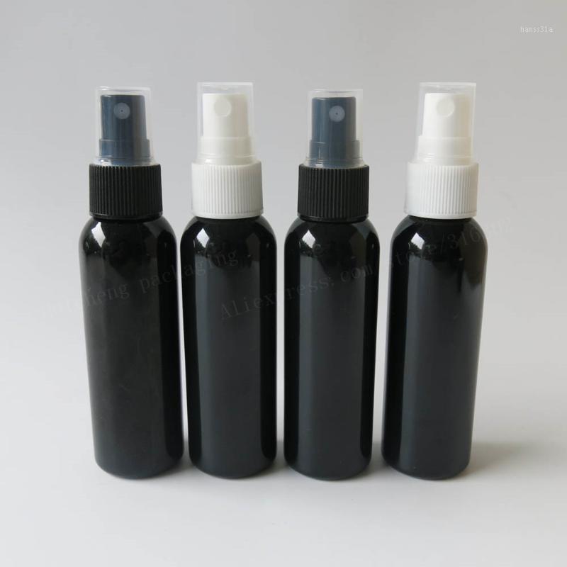 

Wholesale- 50 X Black Plastic 60ml Bottles Empty Refillable Mix Sprayer Bottle Cosmetic Container With Atomiser Spray1 Packing