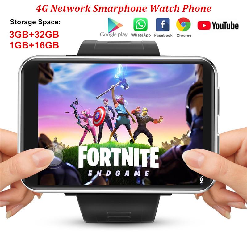 

DM100 4G 2.86 Inch Screen Smart Watch Android 7.1 1GB 16GB 5MP Camera 480*640 Resolution 2700mah Battery Smartwatch PK DM20 DM99