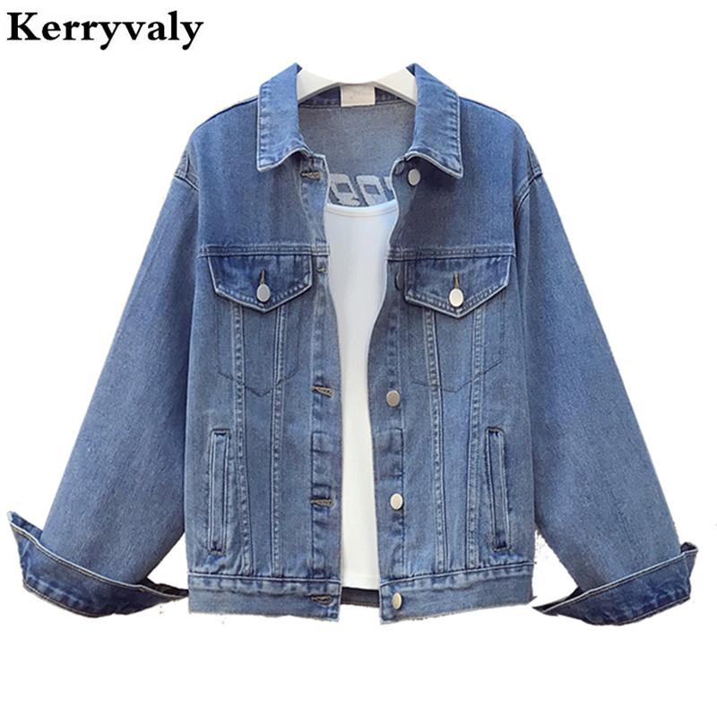 

Fashion Plus Size Women Loose Sequins Embroidered Denim Jacket Casacas De Jeans Mujer 2020 Long Sleeves Cardigan Coat K9250, Peacock blue