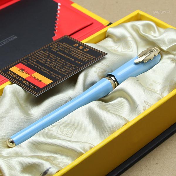

Picasso 986 Promotional Set pen Facny design Iridium Point Classic Style Picasso Fountain Pen F nib 0.38mm office supply1, Red