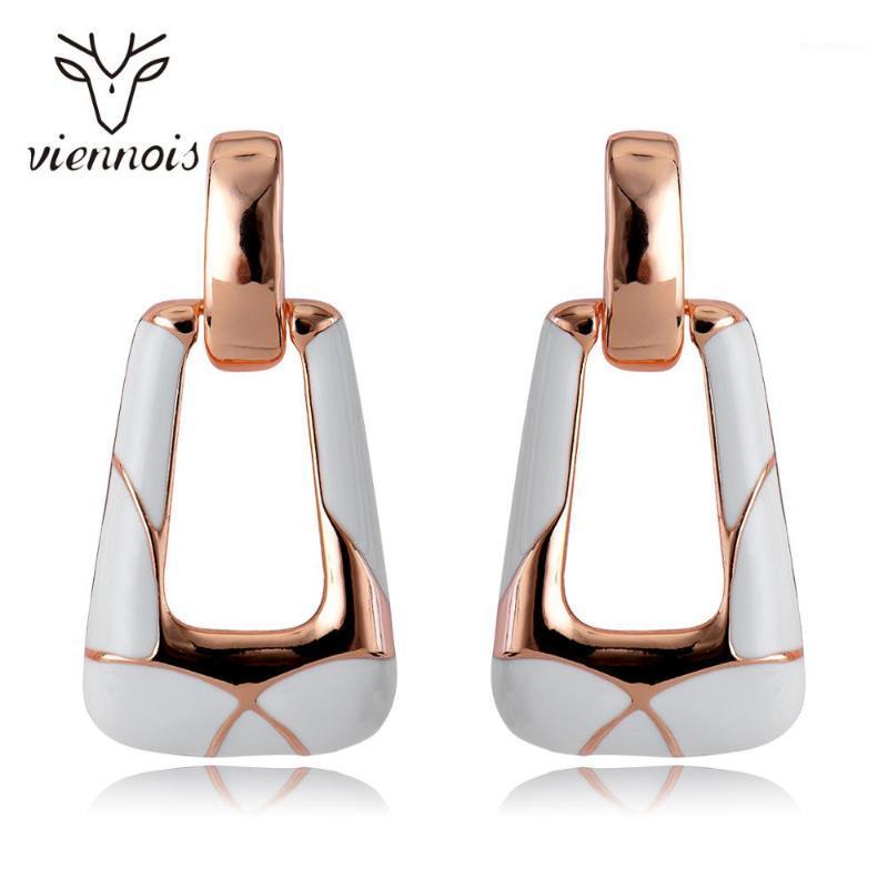 

Viennois Enamel Drop Earrings For Women Earrings Female Wedding Party Jewelry 20201
