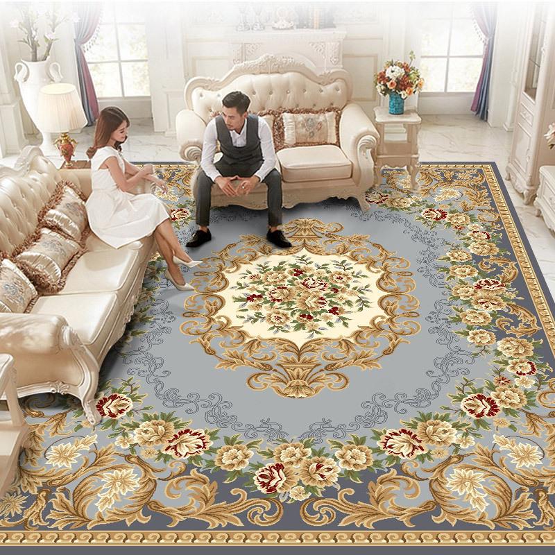 

Modern Polypropylene SofaTable Floor Mat European and American Carpet Living Room Bedroom Home Thicken Rug Large Area Blanke