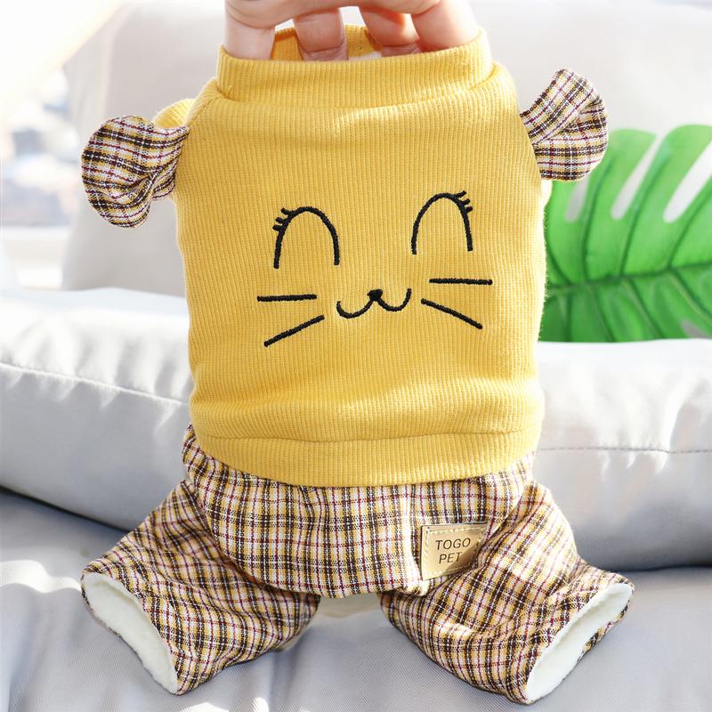 

Couple Dog Clothes Winter Boy Dog Jumpsuit Girl Dress Thicken Warm pet Clothing Coat Outfit Puppy Pomeranian Costume Apparel