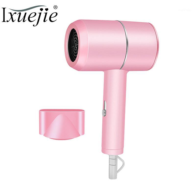 

IXueJie Professional Mini Hair Dryer Hot and Cold Wind Electric Blow Dryer for Student Dormitory Blowdryer Pink Hair Drying Tool1
