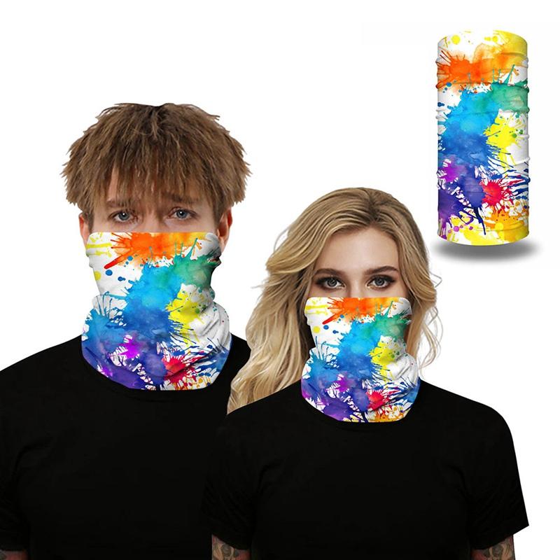 

1Pc Women Men Outdoor Sports Bandana Scarf Headwear Face Mask Riding Camping Cycling Headscarf Tube Wristband Headband, H08