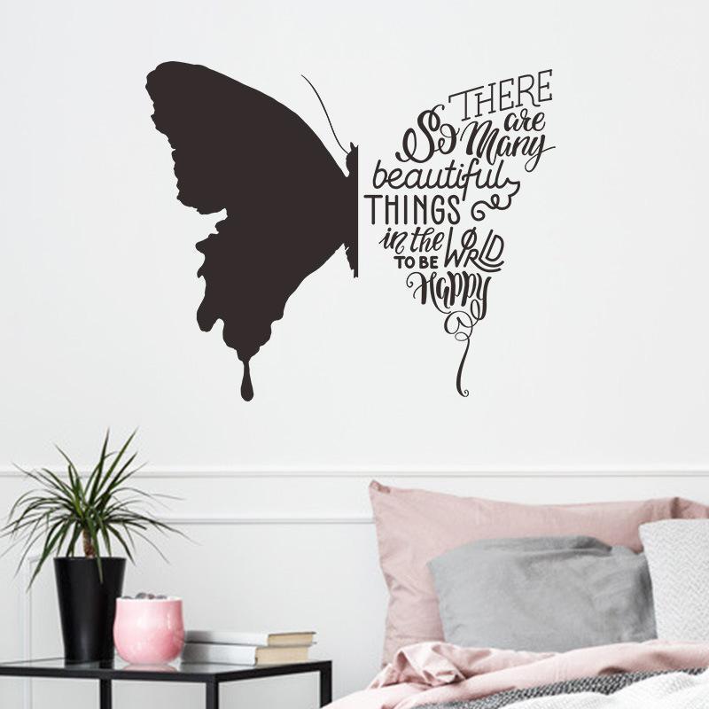

Creative Butterflies Wall Stickers Living Room Bedroom Sofa Background Decoration Art Wallpaper Decals Home Accessories1