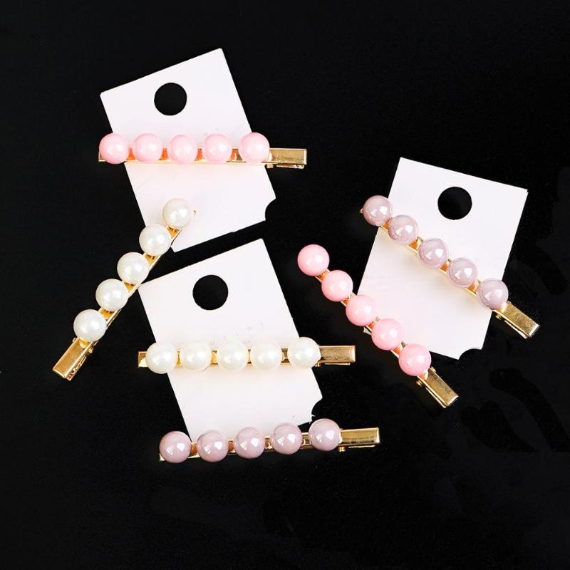 

Cute sweet Pearl Metal Women Hair Clip Barrette Hairpin Hair Accessories Beauty Styling Tools Dropshipping New Arrival