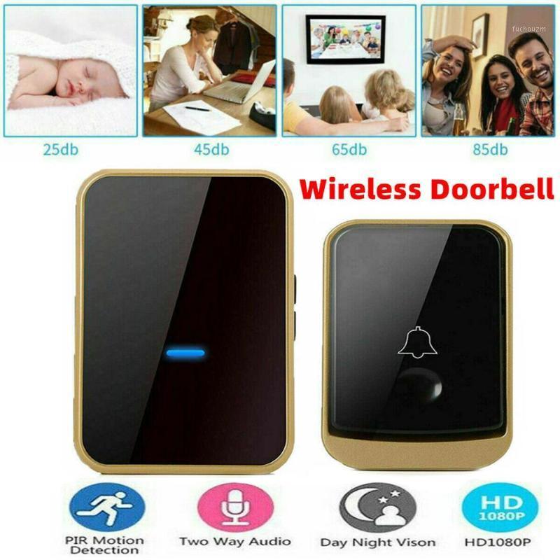

Wireless Digital Door Bell Wall Plug in Waterproof Cordless Door Chime Kit wireless doorbell 45 different ringtones1