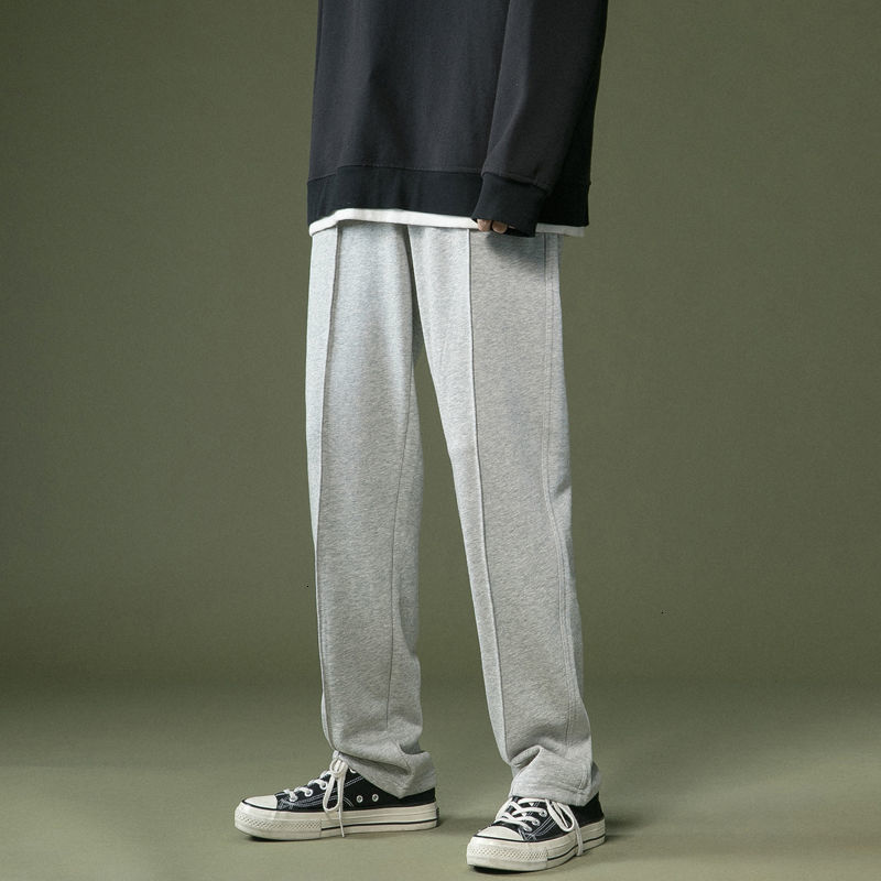 

Trousers 2021 Men's Autumn Thin New Plus Pants Youth Wear 5PVG, Gray.