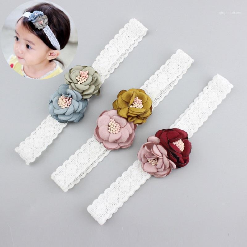 

New Arrivals Newborn Flower Headbands Photography props Girls Rose Flower Headwear Newborn Hair Bands Hair Accessories1, Flower headband 4