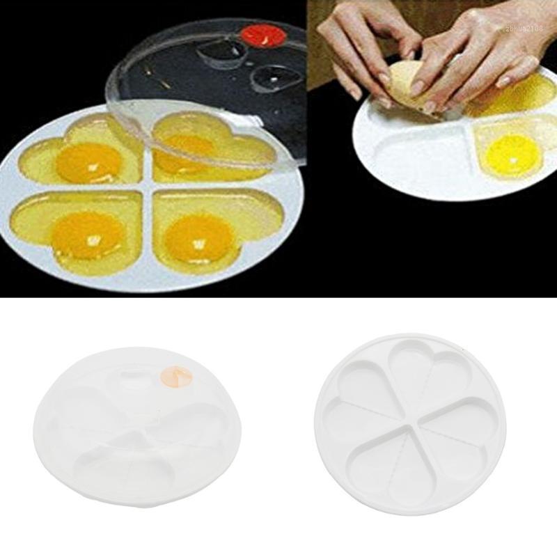 

Wholesale- Durable Heart-Shaped 4 Eggs Microwave Oven Cooker Steamer Kitchen Cookware Tool1