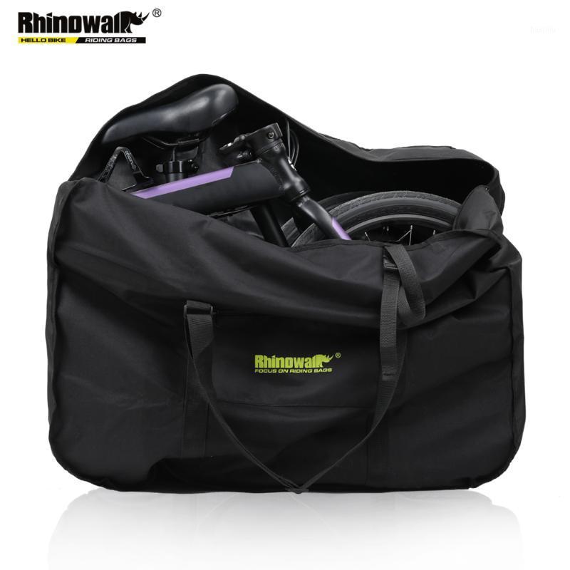 

Rhinowalk 16-20 Inch Folding Bike Carry Bag Portable Bicycle Carry Bag Cycling Bike Transport Case Travel Bicycle Storage1