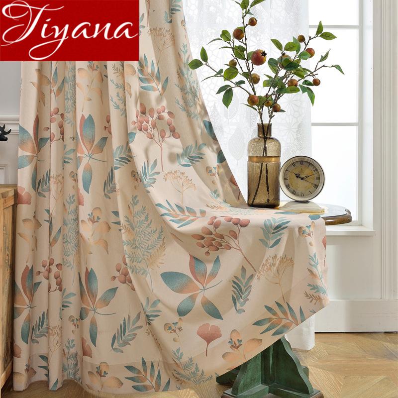 

Rustic Curtain for Window Bedroom Print Voile Plant Sheer Fabrics for Living Room Treatment Drapes Kitchen White Sheer X378 #30, Tulle