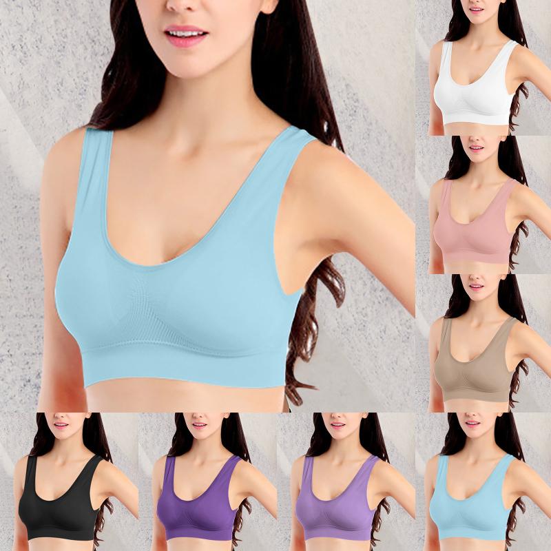 

Women's Bra Sexy Sports Bra Without Steel Rings Sports For Women Gym Top Fitness Sexy Yoga Vest Lingerie Underwear Female
