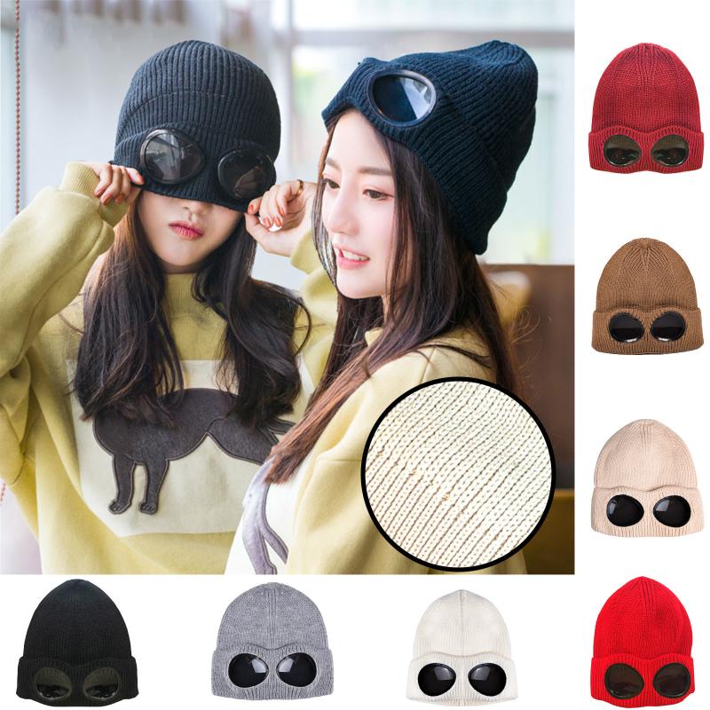 

E Men's and Women's Lightweight Durable Adjustable comfortable Windshield and Cashmere Ski Hat Knitted Warm Woolen Hat, Gy