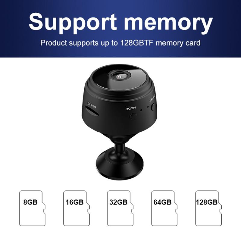 

Wireless Wifi Camera Night Vision HD 1080P Motion Detection Video Recording for Home VH99