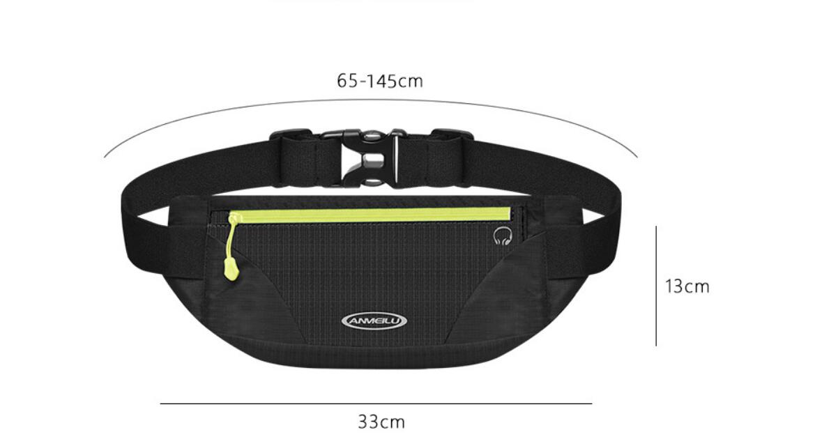 

Sports waist bag running mobile phone bag for men and women multifunctional outdoor equipment waterproof invisible ultra-thin mini belt bag