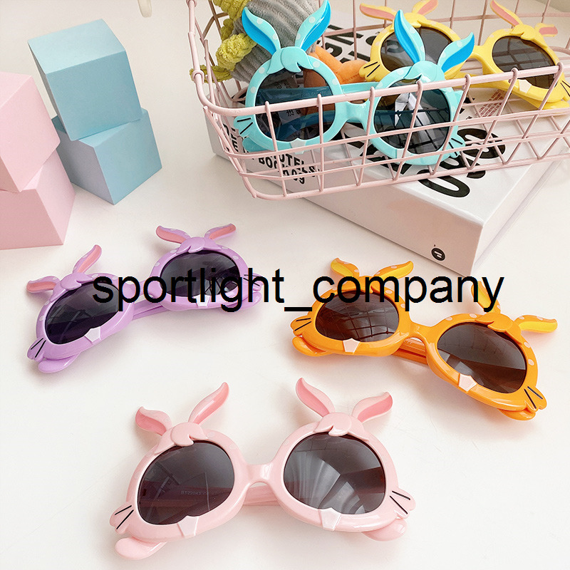 

Children Colors Rabbit Ears Shape Fashion Round Sunglasses Boys Girls Vintage Sunglasses UV Protection Classic Kids Eyewear