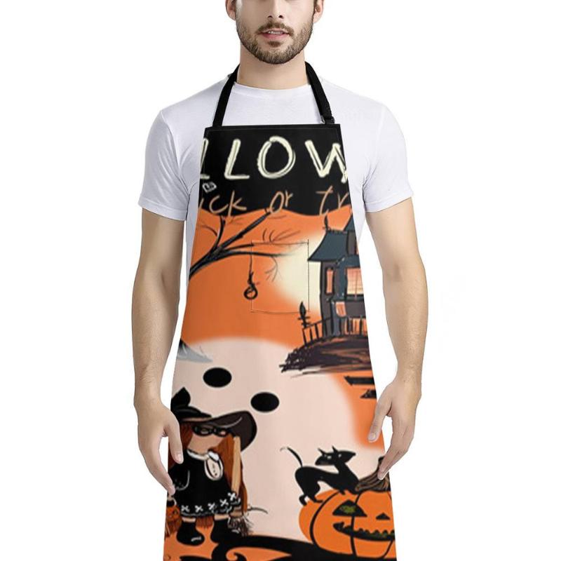 

Kitchen Women Apron Color Nail polish Holloween Adult Childs sleeveless Aprons Waterproof Home Cleaning Tools
