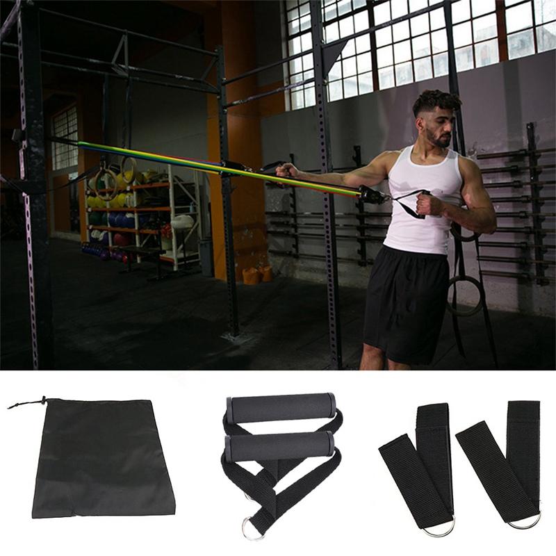

11Pcs/set Resistance Bands Fitness Expander Gym Yoga Band Body Training Exercise Yoga Tubes Pull Rope Chest Expander Fitness
